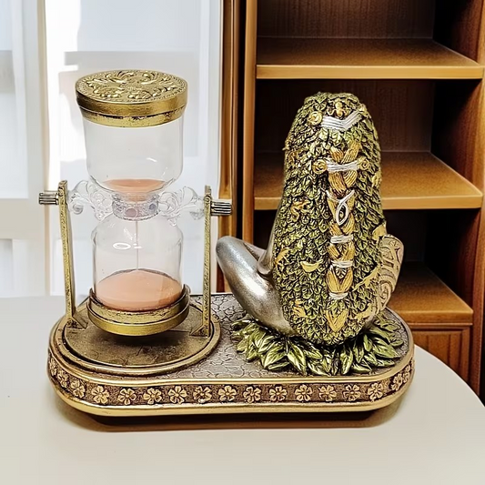 Gaia Goddess & Hourglass Sculpture