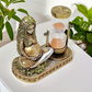 Gaia Goddess & Hourglass Sculpture