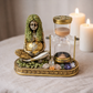 Gaia Goddess & Hourglass Sculpture