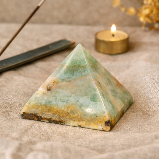 Carribean Calcite Pyramid (Green)