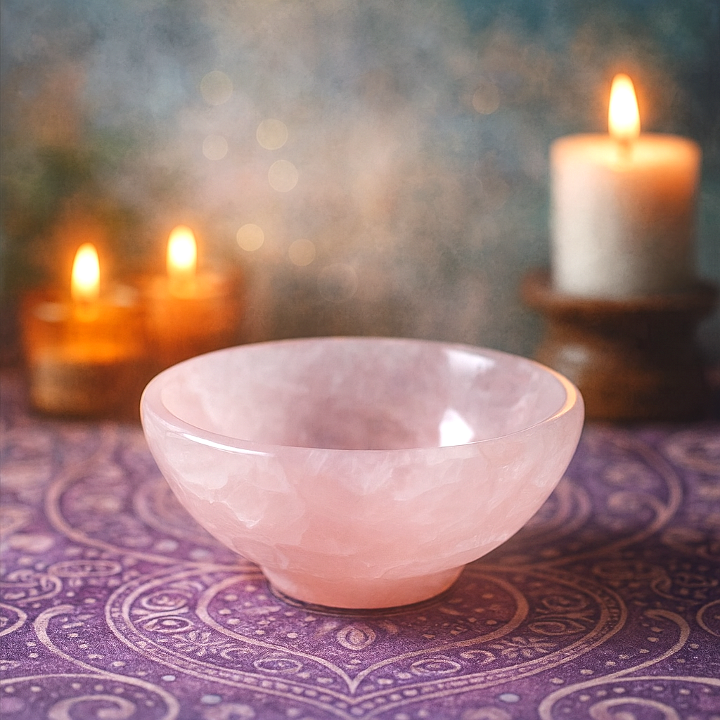 Pink Calcite Bowl