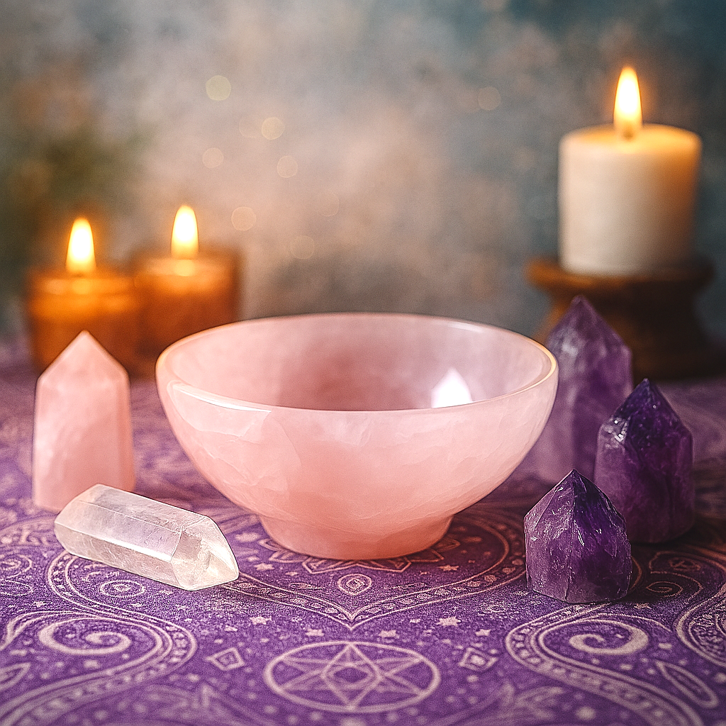 Pink Calcite Bowl