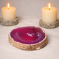 Pink Agate Polished Bowl