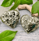 Pyrite Cluster Heart - Spirit and Stardust