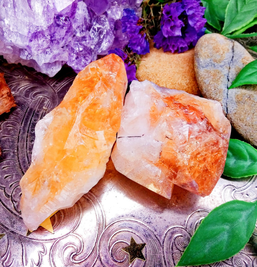 Raw Citrine (Heat Treated): The Money Stone