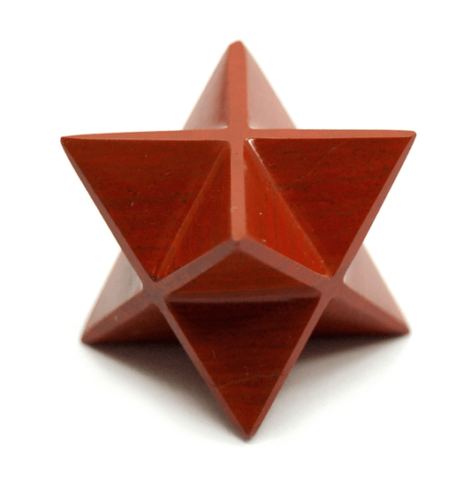 Red Jasper Crystal Merkaba - Spirit and Stardust