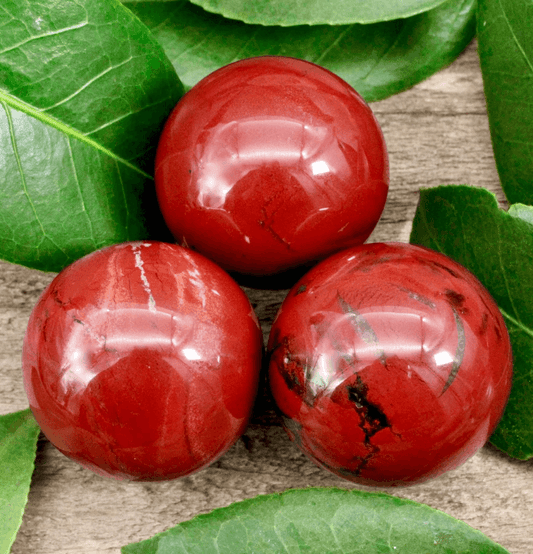 Red Jasper Crystal Sphere - Spirit and Stardust