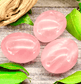 Rose Quartz Palm Stone For Love - Spirit and Stardust