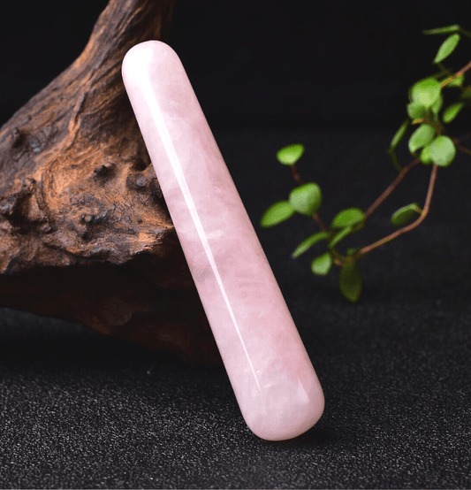 Rose Quartz Massage Wand (Round) - Spirit and Stardust