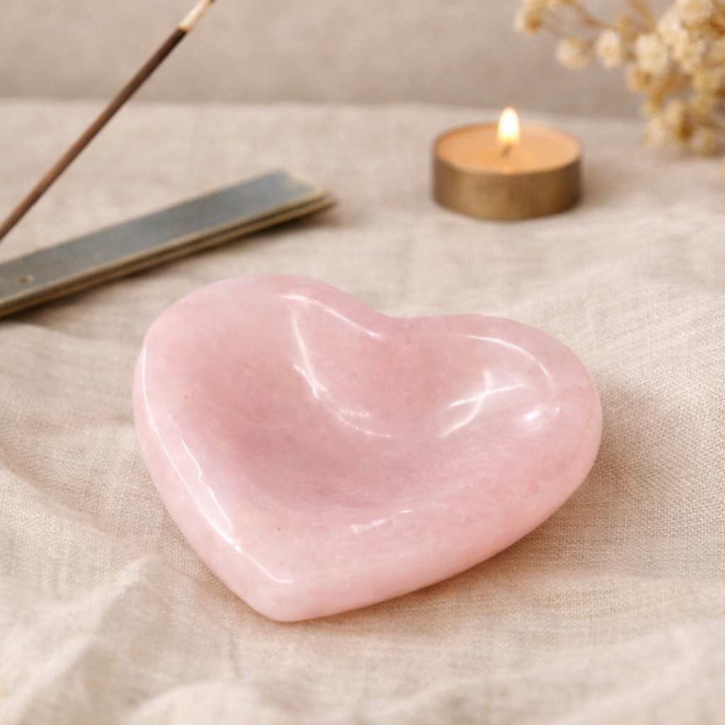 Rose Quartz Bowl (Heart)