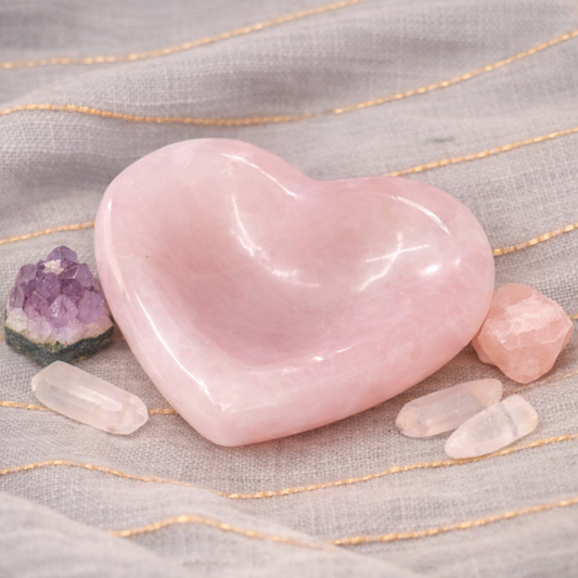 Rose Quartz Bowl (Heart)