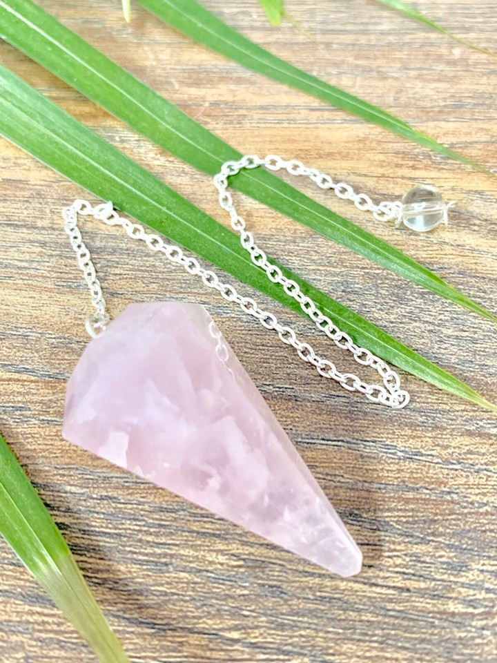 Rose Quartz Hexagon Pendulum
