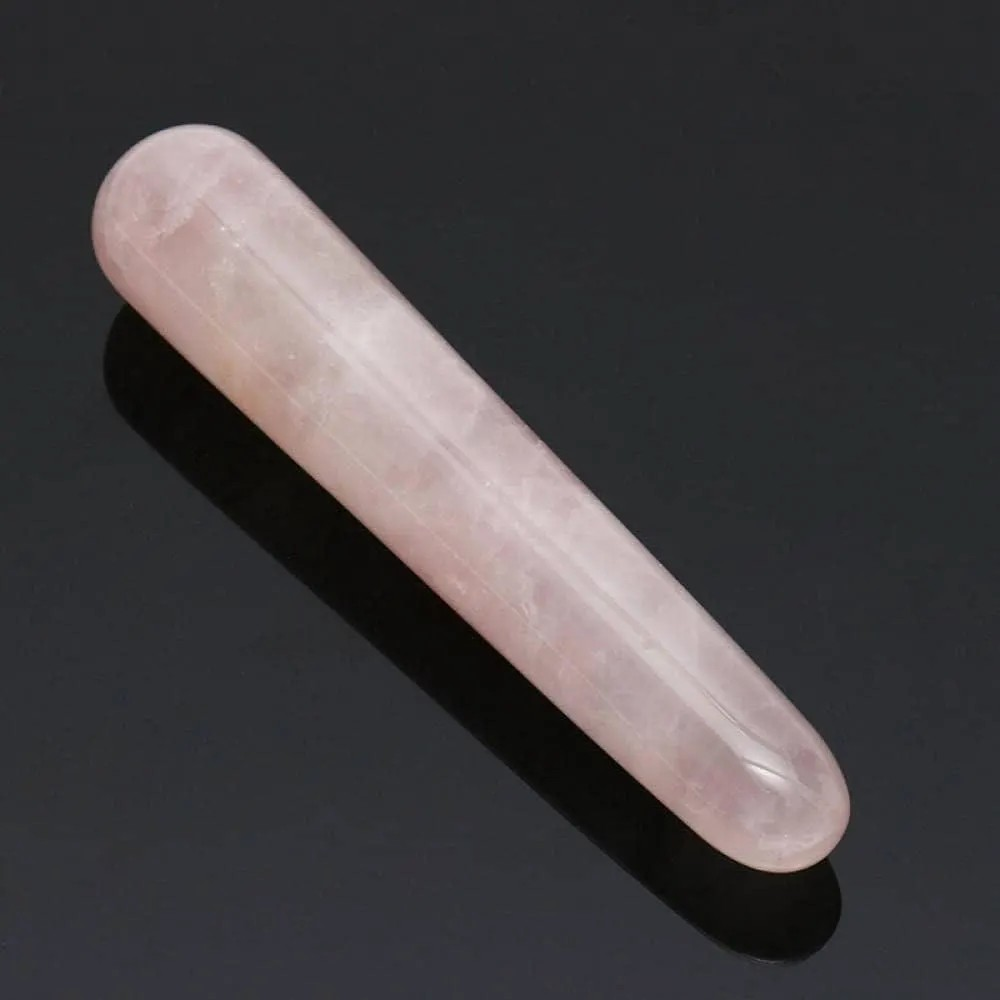Rose Quartz Massage Wand (Round)