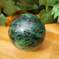 Ruby Zoisite Sphere