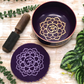 Brass Singing Bowl Gift Set - Purple (12.5cm)