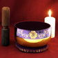 Brass Singing Bowl Gift Set - Purple (12.5cm)