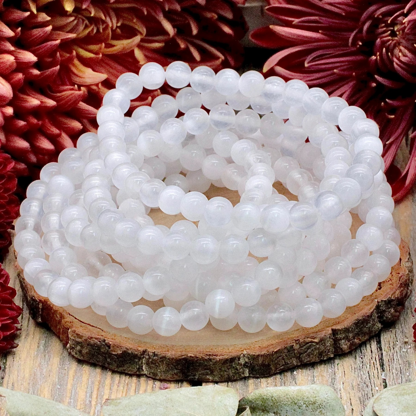 Selenite Bracelet For Purification (8mm)