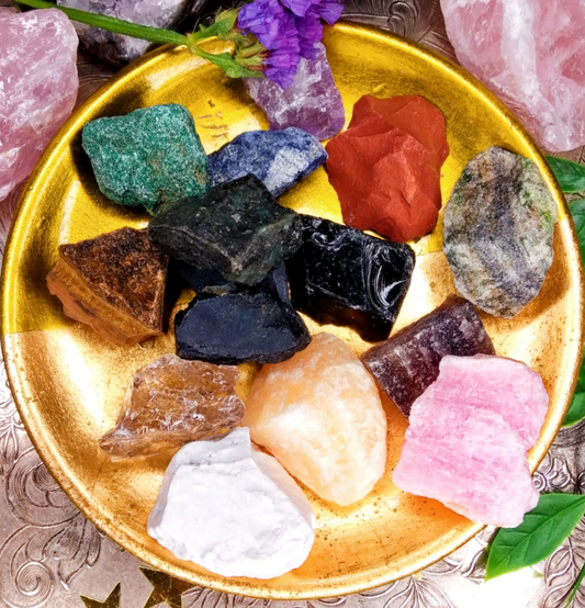 Mixed Raw Crystal Set (24 Crystals)