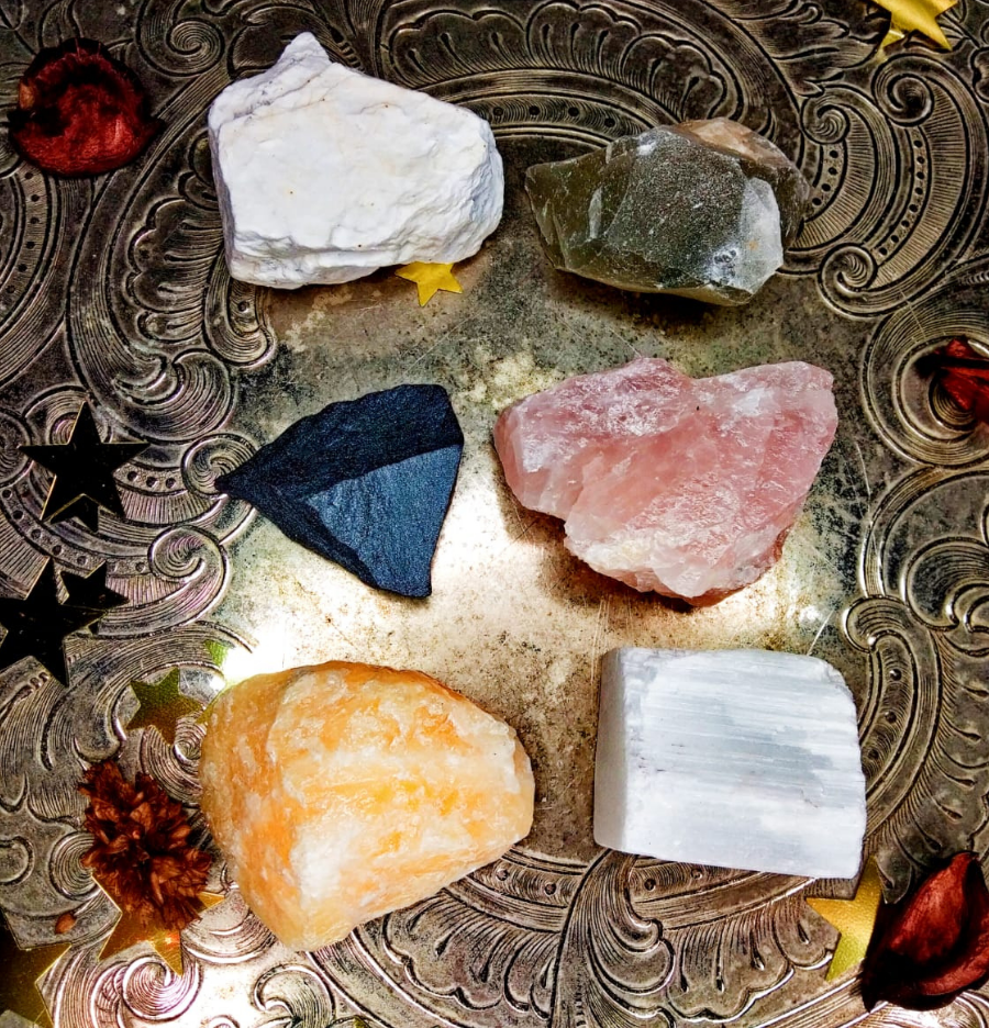 Mixed Raw Crystal Set (24 Crystals)