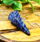 Sodalite Crystal Hexagon Pendulum - Spirit and Stardust