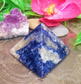Sodalite Crystal Pyramid
