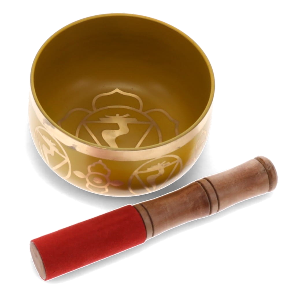 Solar Plexus Chakra Yellow Singing Bowl (12.5cm)
