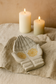 Stone Hands with Gold Lotus Print (15cm x 20cm)