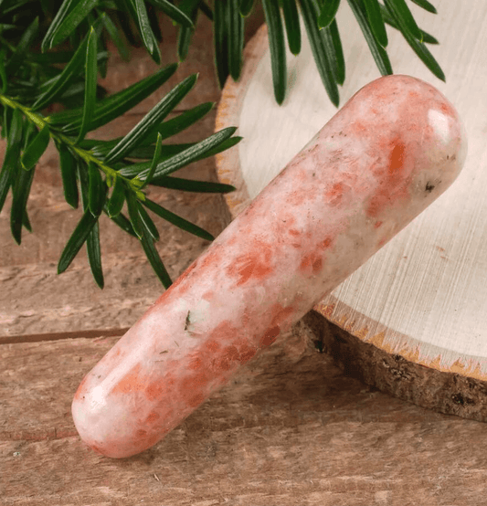 Sunstone Massage Wand (Round) - Spirit and Stardust