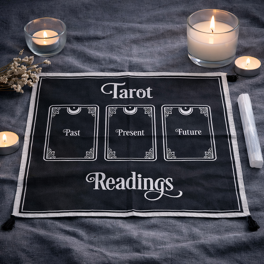 Altar Cloth: Three Card Tarot Spread