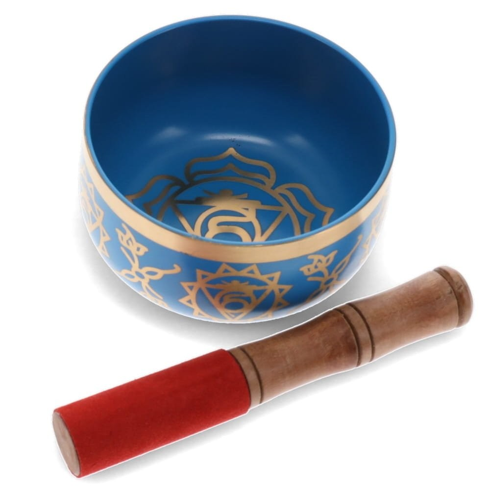 Throat Chakra Blue Singing Bowl (12.5cm)