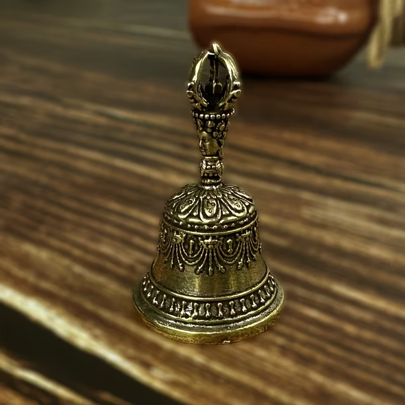 Hand-Carved Tibetan Meditation Bell