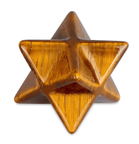 Tigers Eye Crystal Merkaba - Spirit and Stardust