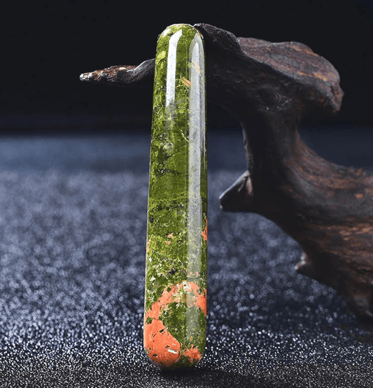 Unakite Massage Wand (Round) - Spirit and Stardust