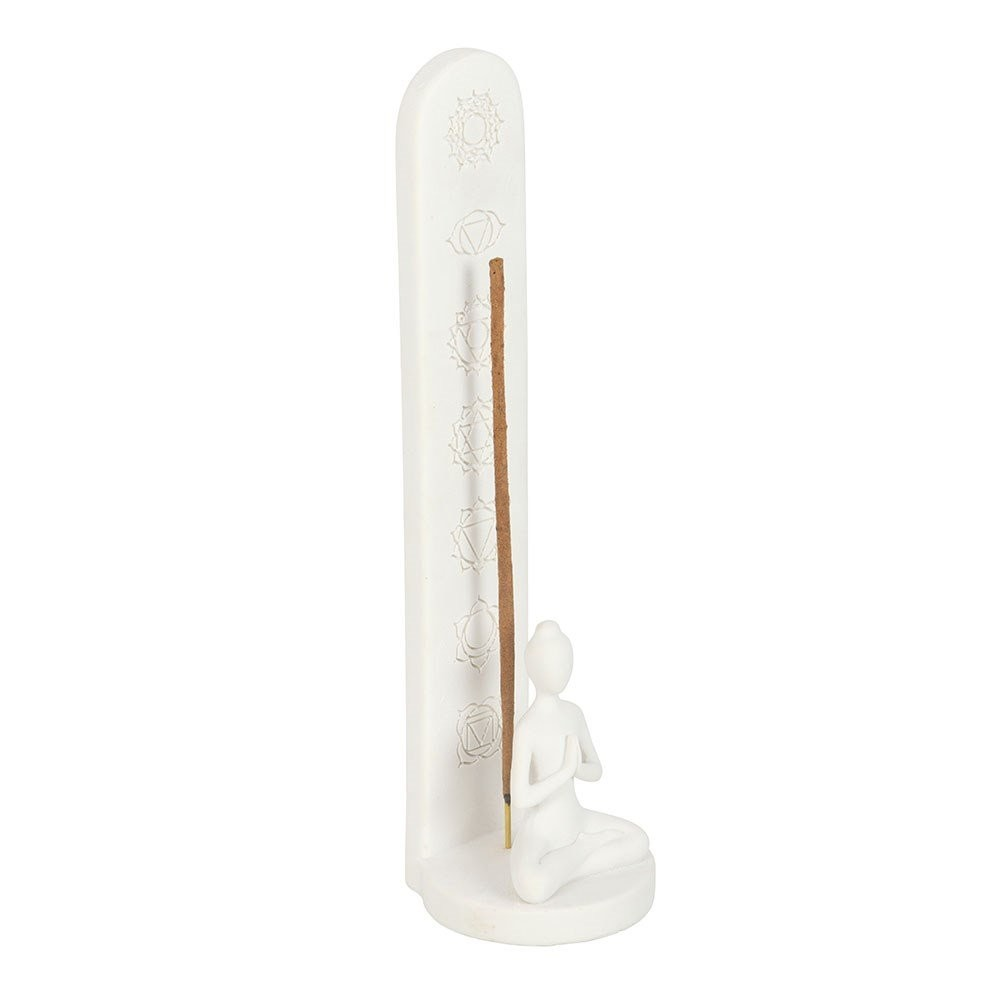 Lotus Meditation Figure Chakra Incense Holder 