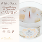 White Sage Gemstone Candle