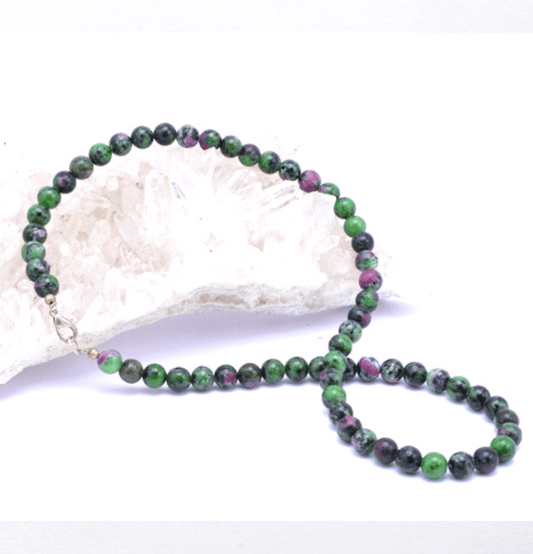 Zoisite Bead Necklace - Spirit and Stardust