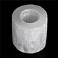 White Selenite Candle Holder
