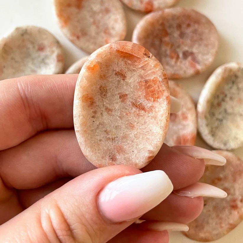 Sunstone Worry Stone
