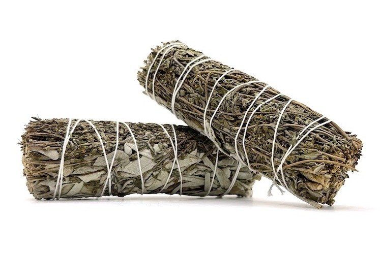 White Sage and Thyme Smudge Stick