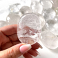 Clear Quartz Palm Stone For The Spirit
