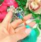 Handmade 108 Mala Necklace (Amazonite)