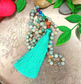 Handmade 108 Mala Necklace (Amazonite)