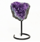 Amethyst Cluster on Metal Stand – Small - Spirit and Stardust