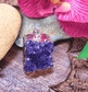 Amethyst Crystal Druze Pendant - Spirit and Stardust