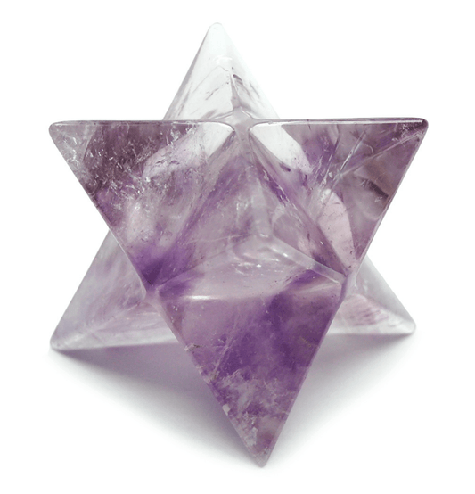 Amethyst Crystal Merkaba - Spirit and Stardust