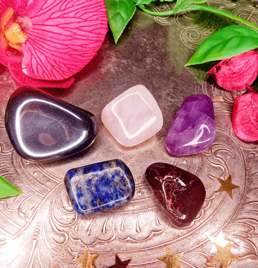 Aquarius Zodiac Crystal Healing Set - Spirit and Stardust