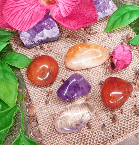 Aries Zodiac Crystal Healing Set - Spirit and Stardust