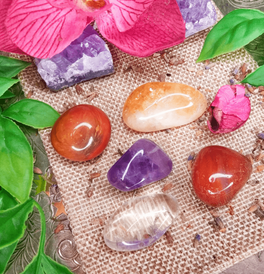 Aries Zodiac Crystal Healing Set - Spirit and Stardust