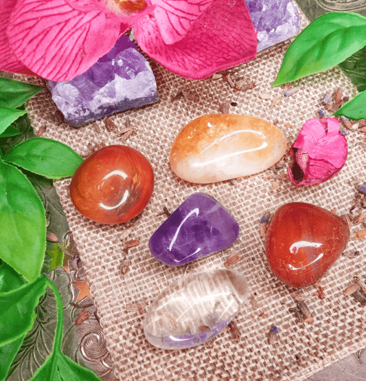 Aries Zodiac Crystal Healing Set - Spirit and Stardust