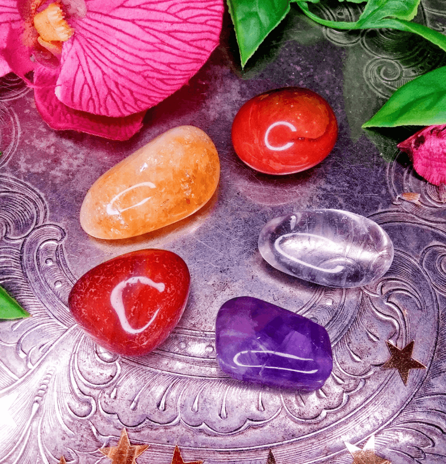 Aries Zodiac Crystal Healing Set - Spirit and Stardust